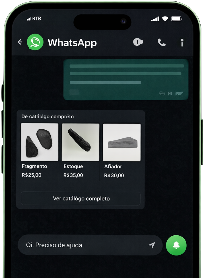Transforme conversas em venda
